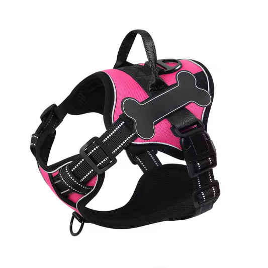Personalisiertes Hundegeschirr Pink